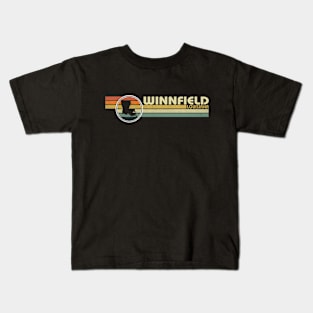 Winnfield Louisiana vintage 1980s style Kids T-Shirt